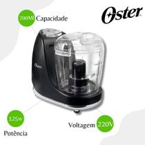 Mini Processador De Alimentos 2 Velocidades Chrome Oster 3320057 Preto - 220V