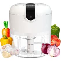 Mini Processador De Alimentos 3 Lâminas Elétrico Bivolt Usb (Cores variadas) Mini Processador De Alimentos 3 Lâminas Elétrico Bivolt Usb (Cores variadas)