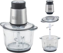 Mini Processador de Alimentos Alho MP300G Black+Decker Inox Legunes