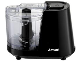 Mini Processador de Alimentos Amvox 100W Preto - APR1001 3 Funções