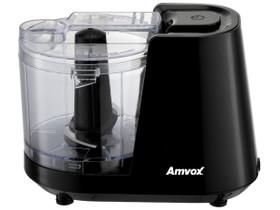 Mini Processador de Alimentos Amvox 100W Preto - APR1001 3 Funções