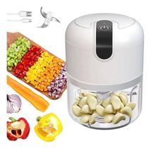 Mini Processador De Alimentos Bivolt Moedor Elétrico S/fio Mini Processador De Alimentos Bivolt Moedor Elétrico S/fio