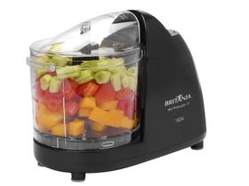 Mini Processador de Alimentos Britânia Preto 2P 160W
