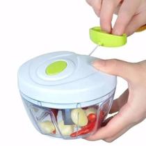 Mini Processador De Alimentos Cortador 3 Lâminas - Verde - Original