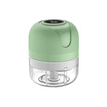 Mini Processador De Alimentos Eletrico Usb 250ml Verde Mini Processador De Alimentos Eletrico Usb 250ml Verde