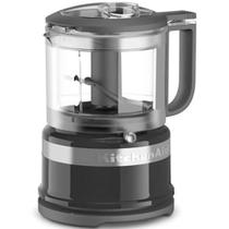 Mini Processador de Alimentos KitchenAid Onyx Black c/2 Velocid. e Capac. de 0,8L. - KJA03BE - 127V