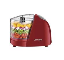 Mini Processador de Alimentos Lenoxx 350ml 127v 2 Velocidades Vermelho
