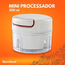 Mini Processador de Alimentos Manual 200ML - Pratika