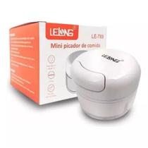 Mini Processador De Alimentos Manual e Triturador de Alho e Legumes