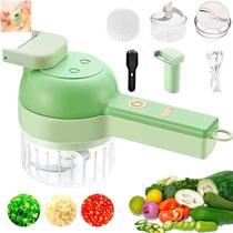 Mini Processador De Alimentos Multifuncional Cor Verde