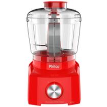 Mini Processador de Alimentos Philco Vermelho - PH900V 3 em 1 250W