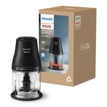 Mini Processador de Alimentos Philips Walita 1L 450W Preto 127V - HR1501