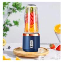 Mini Processador e Liquidificador Portátil Copo e Caneca 500ml 6 Lâminas Recarregável Mini Juicer