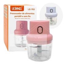 Mini Processador e Triturador De Alimentos 250 ml Lelong