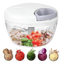 Mini Processador e Triturador de alimentos 3 lâminas 500 Ml