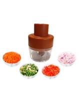 Mini processador e triturador de alimentos e temperos com pulsar