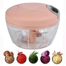 Mini Processador E Triturador De Alimentos Manual 3 Laminas Mini Processador E Triturador De Alimentos Manual 3 Laminas