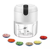 Mini Processador e Triturador Elétrico de Alimentos Temperos Usb