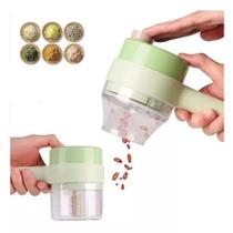 Mini Processador Elétrico 2x1 Fatia E Tritura Legumes Carnes