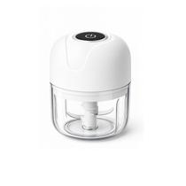 Mini Processador Elétrico De Alho Legumes Usb Recarregável 3 laminas