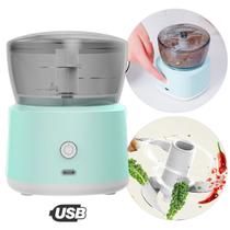 Mini Processador Elétrico Moedor Alimentos USB Cor:Azul Mini Processador Elétrico Moedor Alimentos USB Cor:Azul