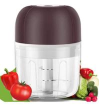 Mini Processador Elétrico Sem Fio Triturador Alimentos Usb