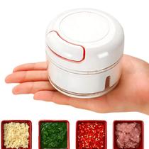 Mini Processador Manual de Alimentos Triturador Alho 170ml
