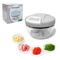 Mini Processador Manual Papinha De Bebe Legumes Frutas 380ml