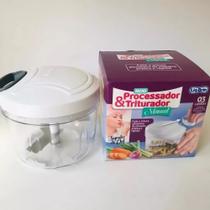 Mini Processador Manual Triturador Alimentos Legumes Ligbrin