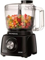 Mini Processador Mondial Turbo 300w 1 Velocidade Preto 220V