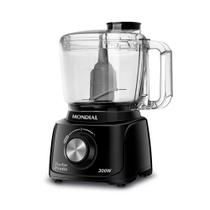 Mini Processador Mondial Turbo Pratic MP-16-B Preto - 127V