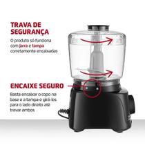 Mini Processador MP-16-B Turbo Pratic 500ml 300W Mondial Mini Processador MP-16-B Turbo Pratic 500ml 300W Mondial