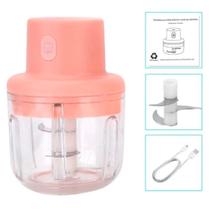 Mini Processador Para Cozinha Elétrico E Potente 250Ml