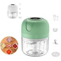 Mini Processador Para Cozinha Elétrico E Potente 250Ml