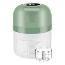 Mini Processador Portátil Sem Fio 300ml Verde