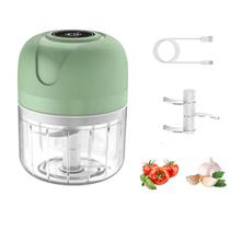 Mini Processador Triturador Alho Alimentos Elétrico 250Ml Vd