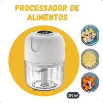 Mini Processador Triturador Alho Legumes Usb S/fio Bivolt Mini Processador Triturador Alho Legumes Usb S/fio Bivolt