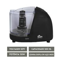 Mini Processador Triturador de Alimentos 120W 127V 500ml Kian