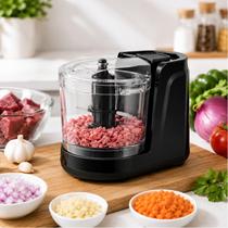 Mini Processador Triturador Elétrico 350ml Mini Processador Triturador Elétrico 350ml