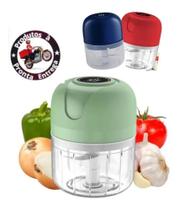 mini processador triturador elétrico de alimentos s/fio