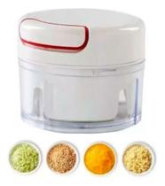 Mini Processador Triturador Manual Cordinha 3 Laminas Mini Processador Triturador Manual Cordinha 3 Laminas