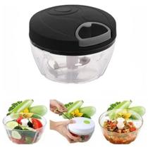 Mini Processador Triturador Mixer de Alimento Manual 3 Laminas