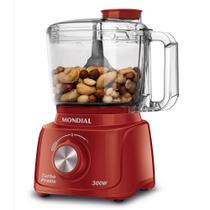 Mini Processador Turbo Pratic Mondial Vermelho 300W MP-16-R