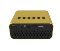 Mini Projetor 1080p Aceita Pendrive Cartão De Memória Com Controle Remoto