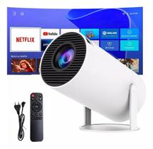 Mini Projetor Android 11 Smart Hy300 4K Portátil Tv Celular - Durawell