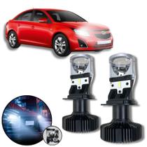 Mini Projetor Elíptico Farol Baixo Alto H4 Cruze 2011 a 2016