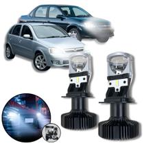 Mini Projetor Elíptico Farol Baixo Alto H4 GM Corsa Classic