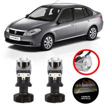 Mini Projetor Elíptico Farol Baixo Alto H4 Renault Symbol