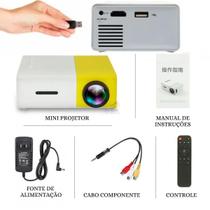 Mini Projetor Filme Hdmi Tv Celular Espelhamento Datashow Full Hd