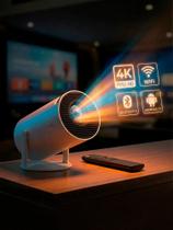 Mini Projetor Full Cam HY300 HD 3600lm LED Bluetooth Android